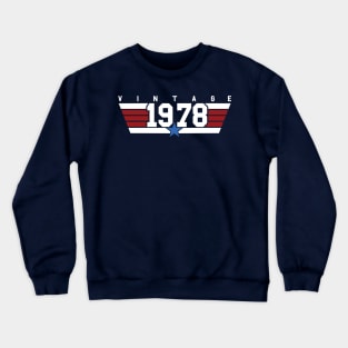 Vintage 1978 Aviator Crewneck Sweatshirt